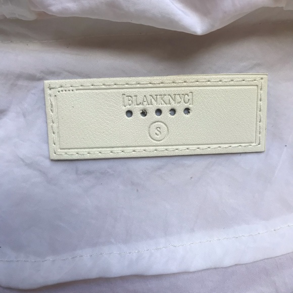 BlankNYC White Windbreaker Hoodie, EUC, S - Picture 5 of 16